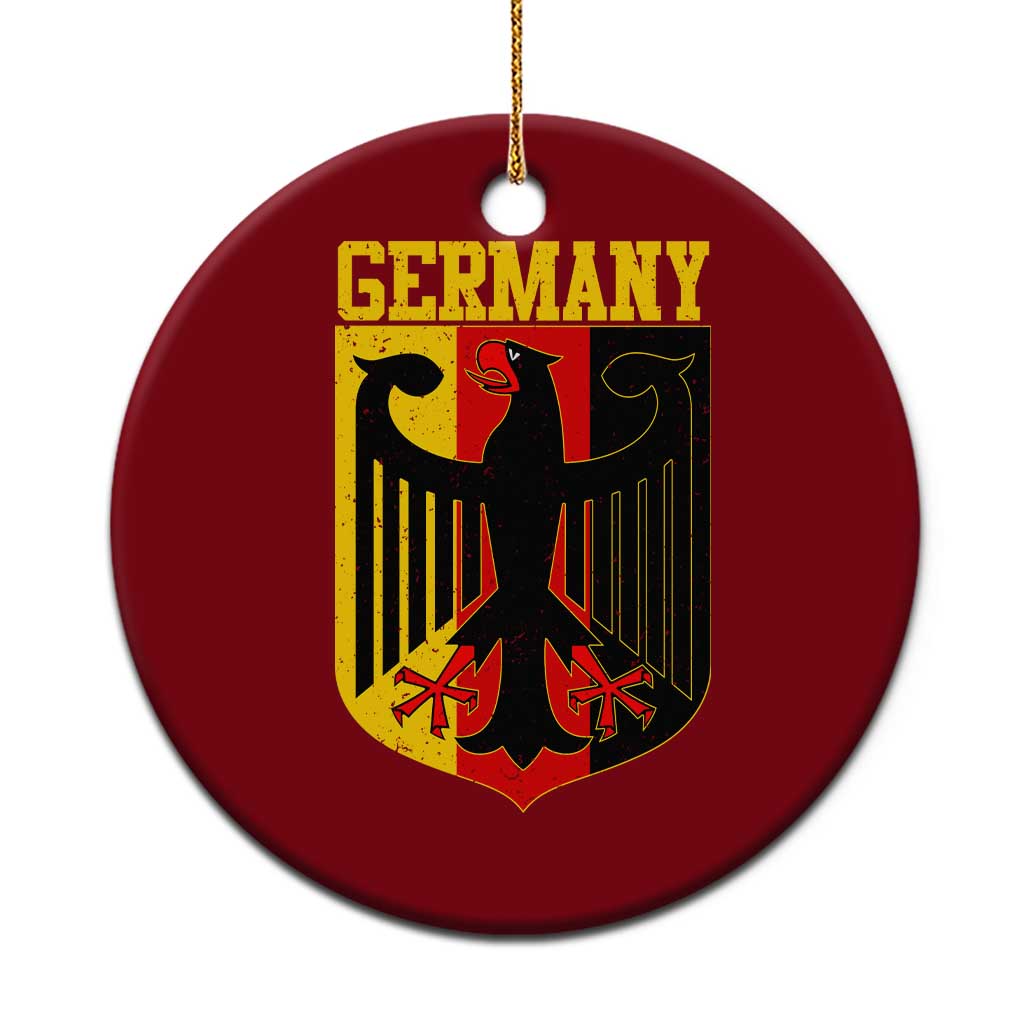 Proud Germany Ceramic Ornament Bundesadler Coat of Arms German Flag - Wonder Print Shop