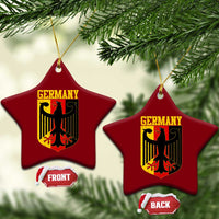Proud Germany Ceramic Ornament Bundesadler Coat of Arms German Flag - Wonder Print Shop