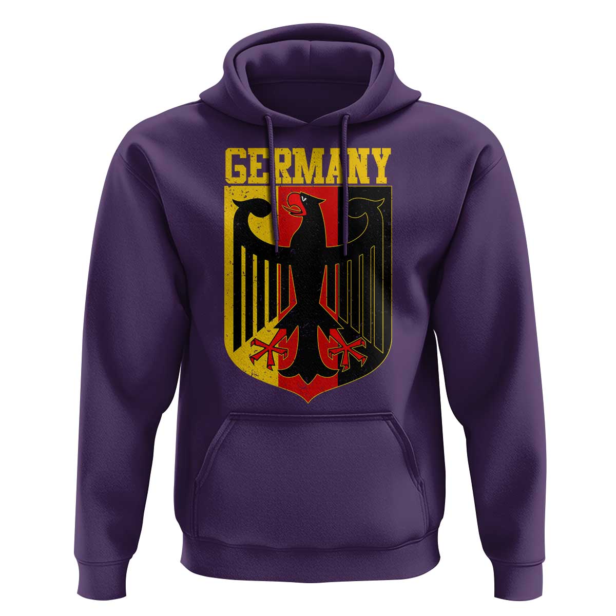 Proud Germany Hoodie Bundesadler Coat of Arms German Flag - Wonder Print Shop