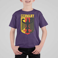 Proud Germany T Shirt For Kid Bundesadler Coat of Arms German Flag - Wonder Print Shop