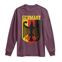 Proud Germany Long Sleeve Shirt Bundesadler Coat of Arms German Flag - Wonder Print Shop