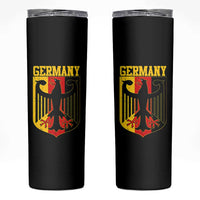 Proud Germany Skinny Tumbler Bundesadler Coat of Arms German Flag - Wonder Print Shop