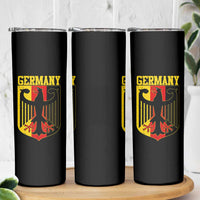 Proud Germany Skinny Tumbler Bundesadler Coat of Arms German Flag - Wonder Print Shop