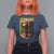 Proud Germany T Shirt For Women Bundesadler Coat of Arms German Flag - Wonder Print Shop