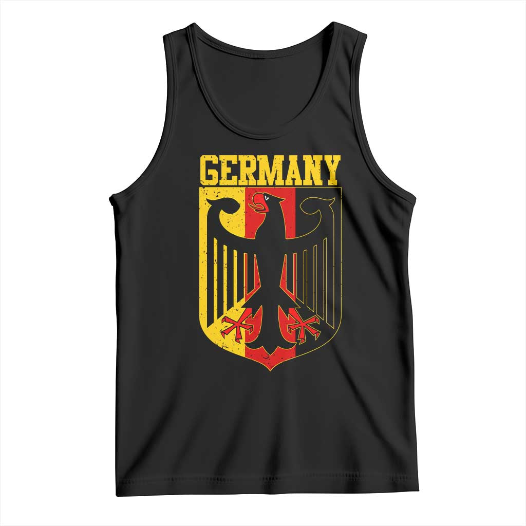 Proud Germany Tank Top Bundesadler Coat of Arms German Flag - Wonder Print Shop