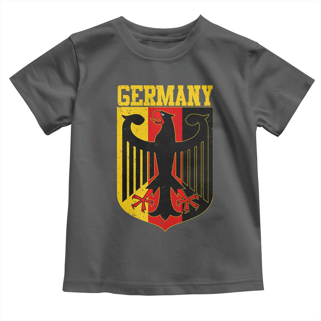 Proud Germany Toddler T Shirt Bundesadler Coat of Arms German Flag - Wonder Print Shop