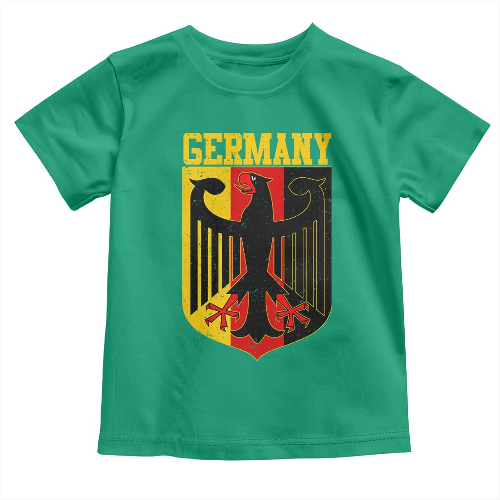 Proud Germany Toddler T Shirt Bundesadler Coat of Arms German Flag - Wonder Print Shop