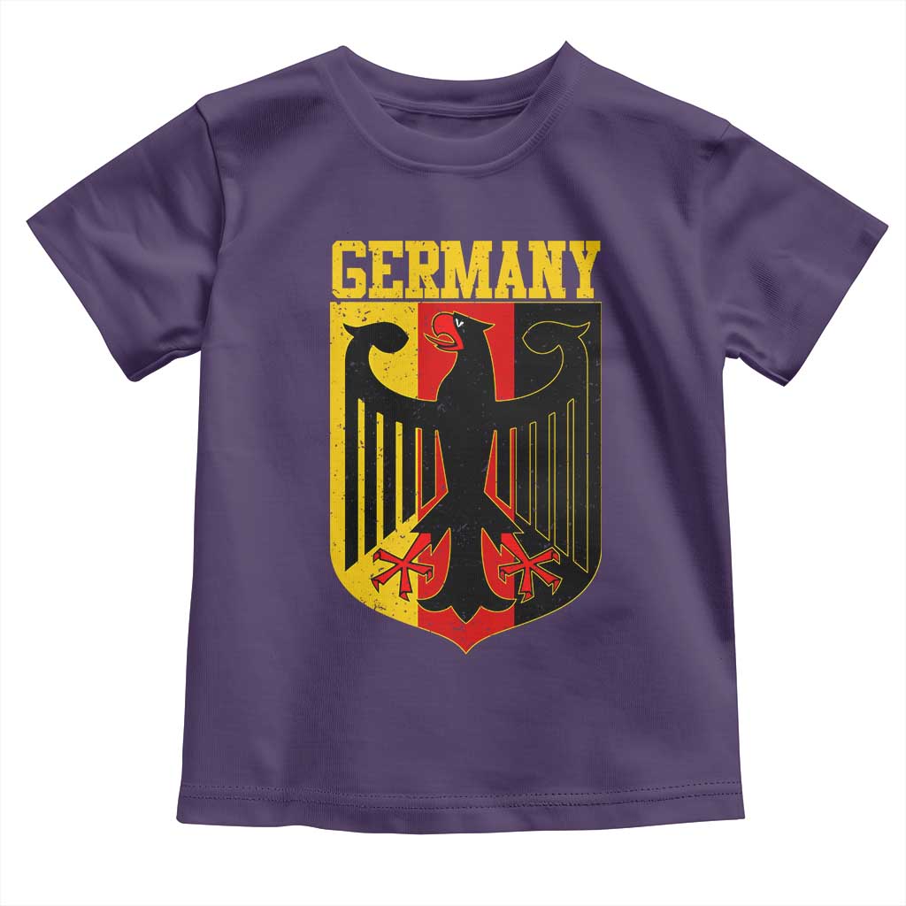 Proud Germany Toddler T Shirt Bundesadler Coat of Arms German Flag - Wonder Print Shop