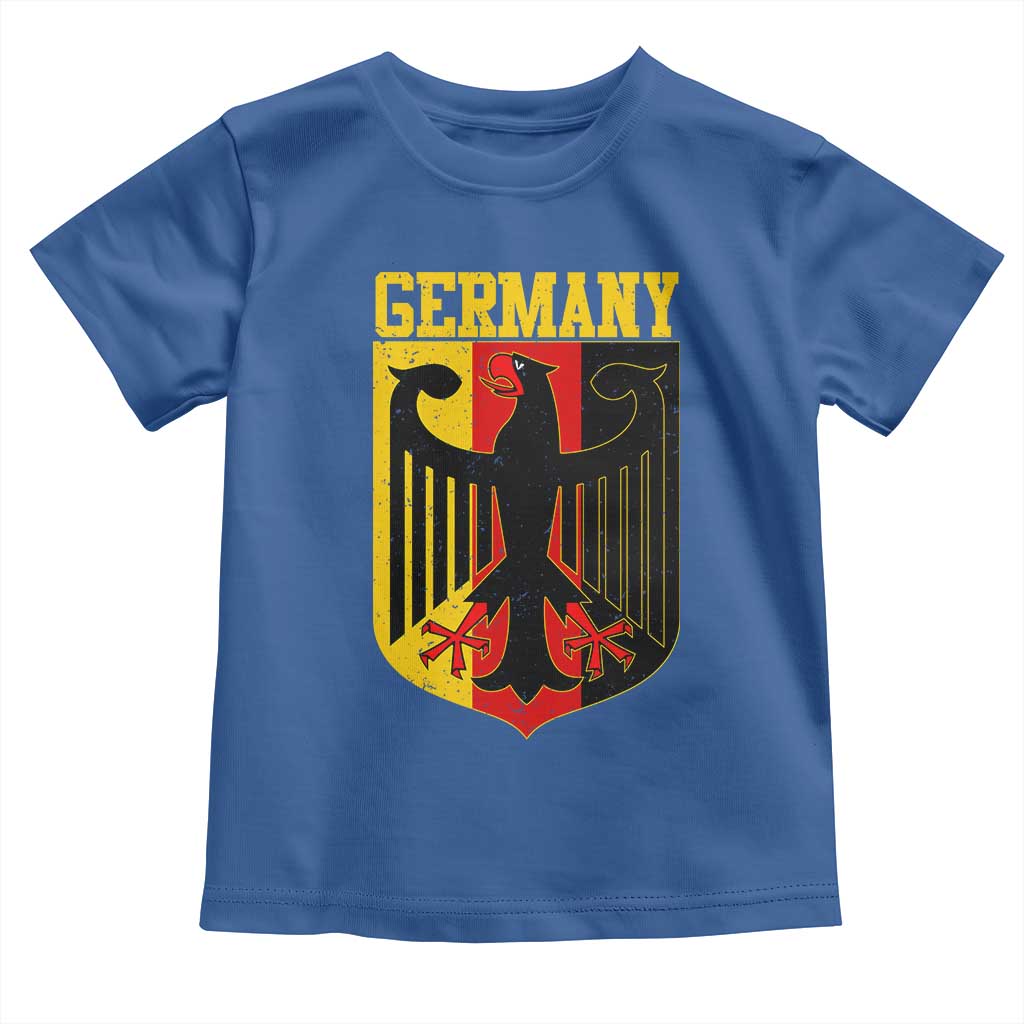 Proud Germany Toddler T Shirt Bundesadler Coat of Arms German Flag - Wonder Print Shop