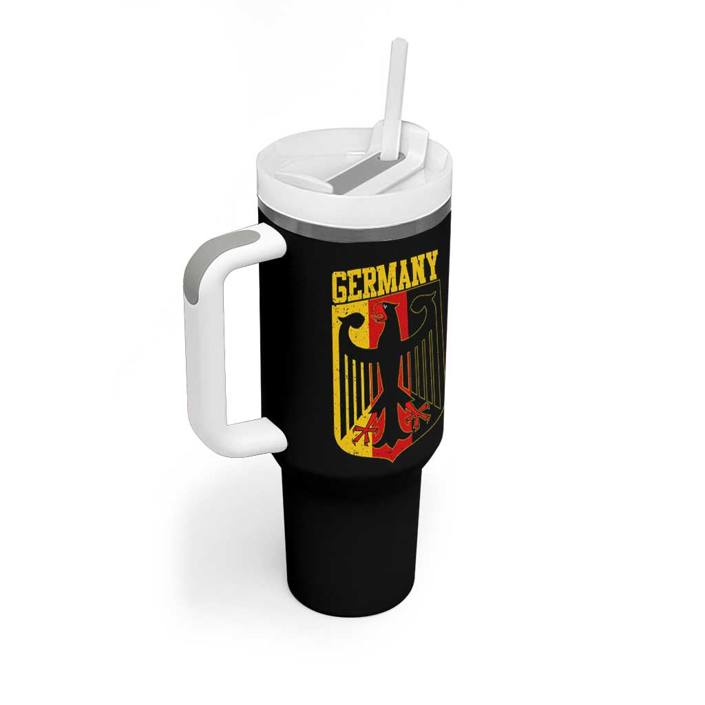 Proud Germany Tumbler With Handle Bundesadler Coat of Arms German Flag - Wonder Print Shop