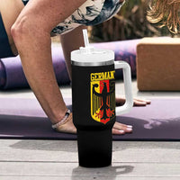 Proud Germany Tumbler With Handle Bundesadler Coat of Arms German Flag - Wonder Print Shop