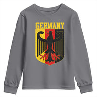 Proud Germany Youth Sweatshirt Bundesadler Coat of Arms German Flag - Wonder Print Shop