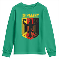 Proud Germany Youth Sweatshirt Bundesadler Coat of Arms German Flag - Wonder Print Shop