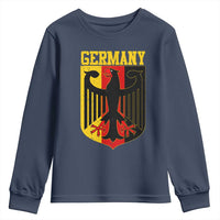 Proud Germany Youth Sweatshirt Bundesadler Coat of Arms German Flag - Wonder Print Shop