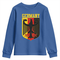 Proud Germany Youth Sweatshirt Bundesadler Coat of Arms German Flag - Wonder Print Shop