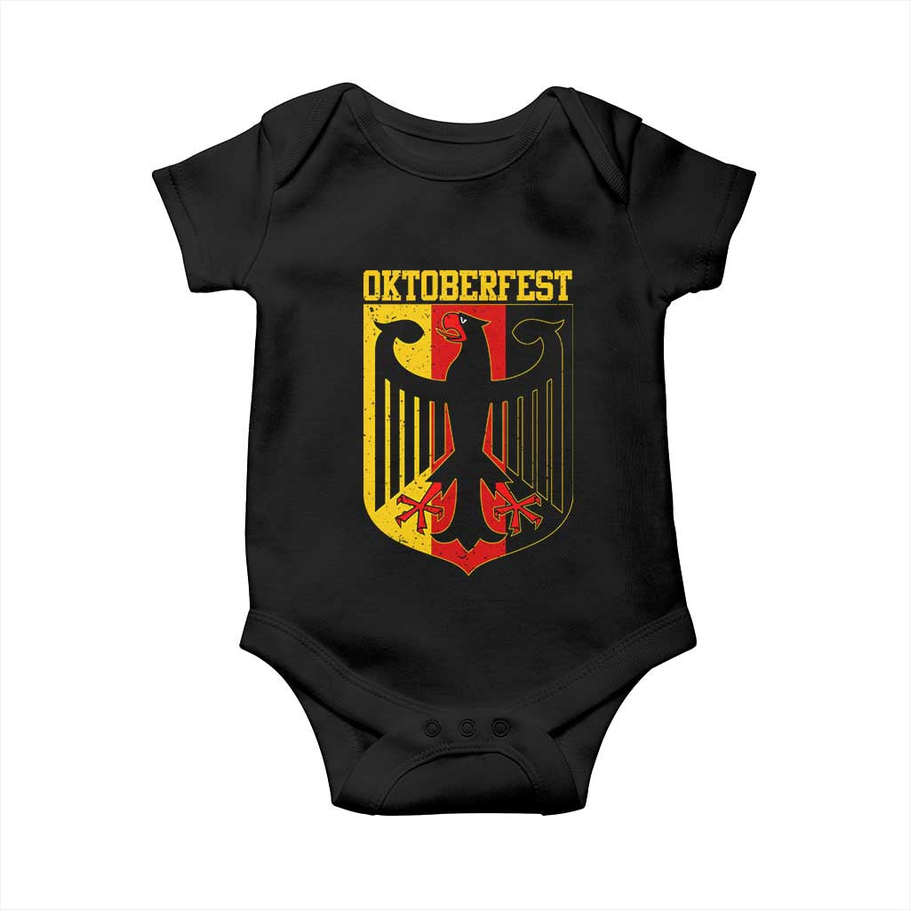 Oktoberfest Baby Onesie Bundesadler Coat of Arms German Flag - Wonder Print Shop