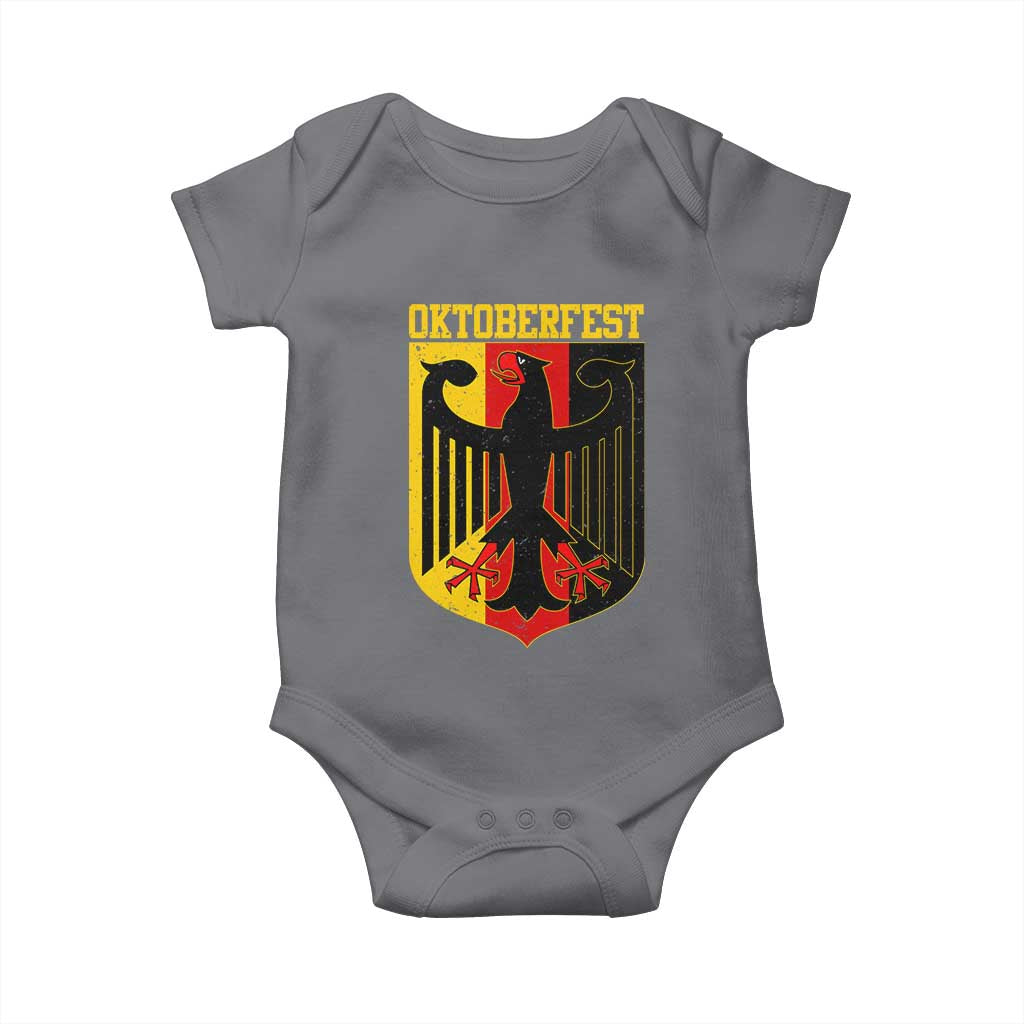 Oktoberfest Baby Onesie Bundesadler Coat of Arms German Flag - Wonder Print Shop