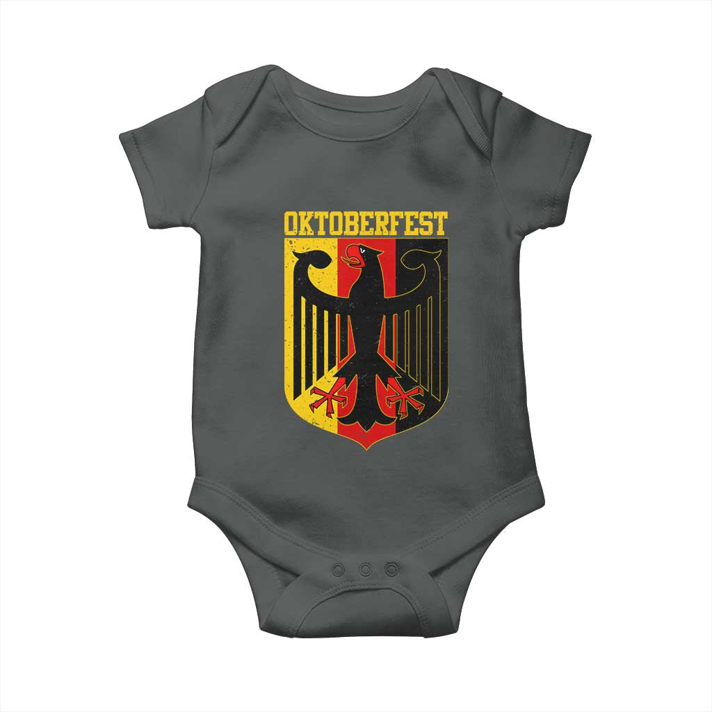 Oktoberfest Baby Onesie Bundesadler Coat of Arms German Flag - Wonder Print Shop