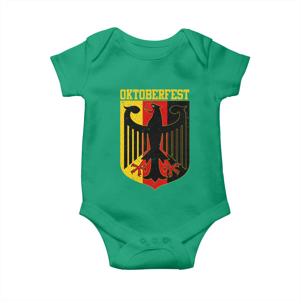 Oktoberfest Baby Onesie Bundesadler Coat of Arms German Flag - Wonder Print Shop