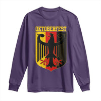 Oktoberfest Long Sleeve Shirt Bundesadler Coat of Arms German Flag - Wonder Print Shop
