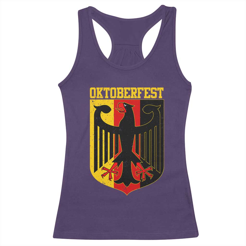 Oktoberfest Racerback Tank Top Bundesadler Coat of Arms German Flag - Wonder Print Shop