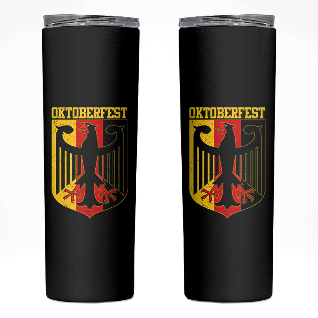 Oktoberfest Skinny Tumbler Bundesadler Coat of Arms German Flag - Wonder Print Shop