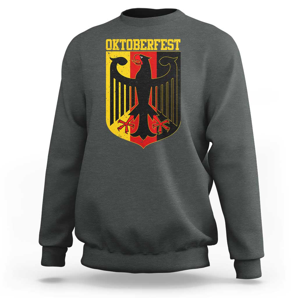 Oktoberfest Sweatshirt Bundesadler Coat of Arms German Flag - Wonder Print Shop