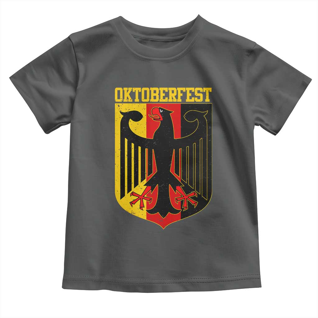 Oktoberfest Toddler T Shirt Bundesadler Coat of Arms German Flag - Wonder Print Shop