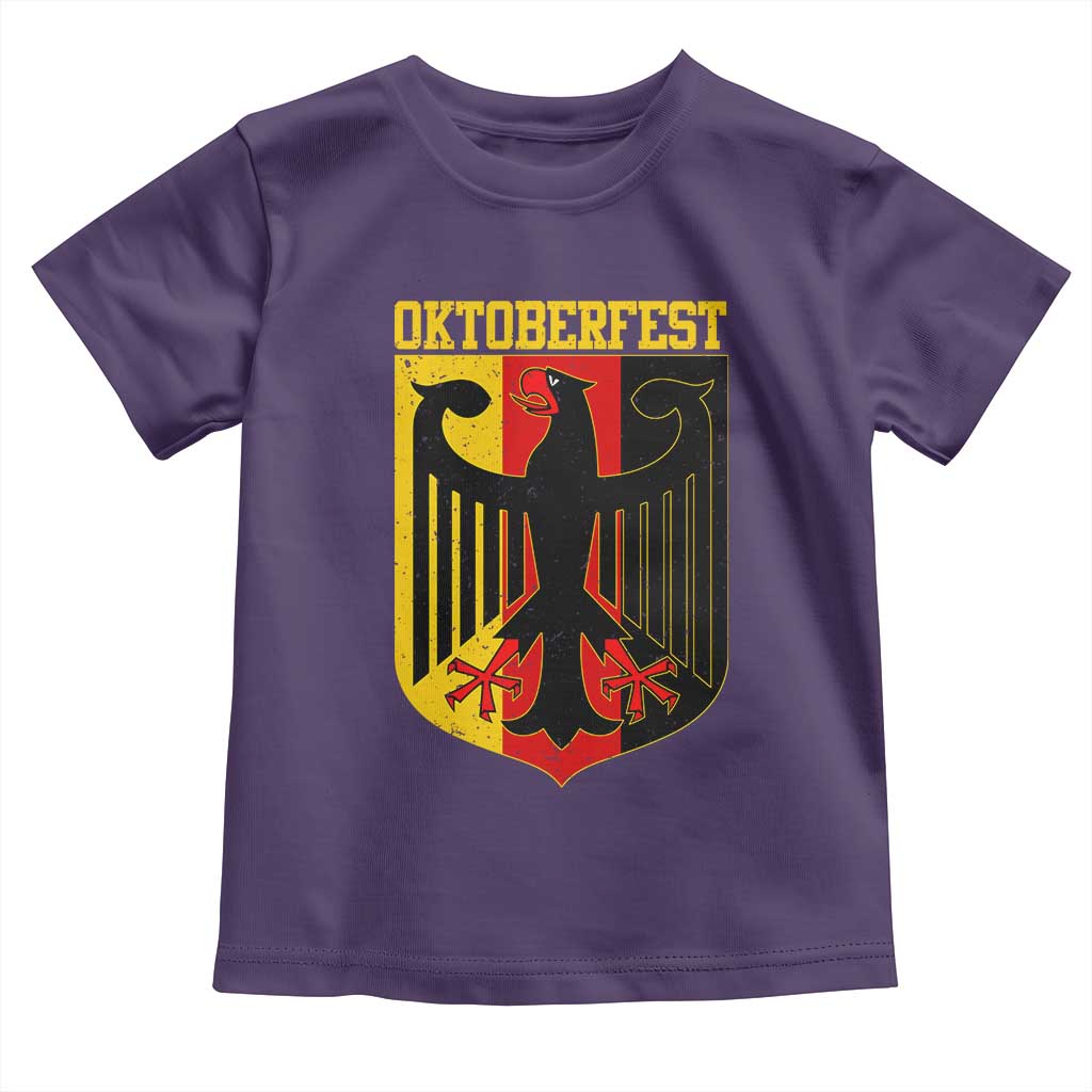 Oktoberfest Toddler T Shirt Bundesadler Coat of Arms German Flag - Wonder Print Shop