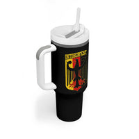 Oktoberfest Tumbler With Handle Bundesadler Coat of Arms German Flag - Wonder Print Shop