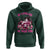 Breast Cancer Awareness Hoodie In October We Wear Pink Halloween Ghost Pumpkin Wine Skull - Wonder Print Shop
