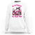 Breast Cancer Awareness Sweatshirt In October We Wear Pink Halloween Ghost Pumpkin Wine Skull - Wonder Print Shop