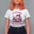 Breast Cancer Awareness T Shirt For Women In October We Wear Pink Halloween Ghost Pumpkin Wine Skull - Wonder Print Shop