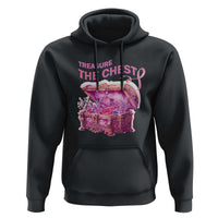 Breast Cancer Awareness Hoodie Treasure The Chest Crystal Diamond Pink Ribbon - Wonder Print Shop
