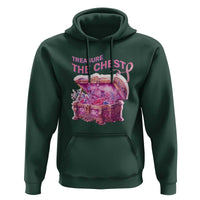 Breast Cancer Awareness Hoodie Treasure The Chest Crystal Diamond Pink Ribbon - Wonder Print Shop