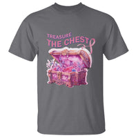 Breast Cancer Awareness T Shirt Treasure The Chest Crystal Diamond Pink Ribbon - Wonder Print Shop