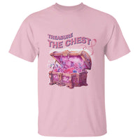 Breast Cancer Awareness T Shirt Treasure The Chest Crystal Diamond Pink Ribbon - Wonder Print Shop