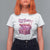 Breast Cancer Awareness T Shirt For Women Treasure The Chest Crystal Diamond Pink Ribbon - Wonder Print Shop