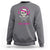 Breast Cancer Awareness Sweatshirt Treasure The Chest Pirate Skull Sword Pink Ribbon - Wonder Print Shop