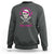 Breast Cancer Awareness Sweatshirt Treasure The Chest Pirate Skull Sword Pink Ribbon - Wonder Print Shop