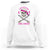 Breast Cancer Awareness Sweatshirt Treasure The Chest Pirate Skull Sword Pink Ribbon - Wonder Print Shop
