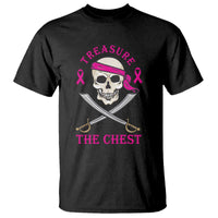 Breast Cancer Awareness T Shirt Treasure The Chest Pirate Skull Sword Pink Ribbon - Wonder Print Shop