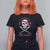 Breast Cancer Awareness T Shirt For Women Treasure The Chest Pirate Skull Sword Pink Ribbon - Wonder Print Shop