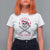 Breast Cancer Awareness T Shirt For Women Treasure The Chest Pirate Skull Sword Pink Ribbon - Wonder Print Shop