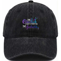 Suicide Prevention Awareness Washed Cotton Baseball Cap The Comeback Is Always Stronger Than The Setback Semicolon