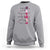 Breast Cancer Awareness Sweatshirt Faith Love Courage Strength Hope Cure Pink Flower Roses Butterfly - Wonder Print Shop