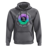Suicide Prevention Awareness Hoodie You Are Never Alone Enough Amazing Special Strong Lovely Sunflower - Wonder Print Shop