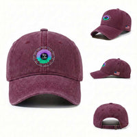 Suicide Prevention Awareness Washed Cotton Baseball Cap You Are Never Alone Enough Amazing Special Strong Lovely Sunflower