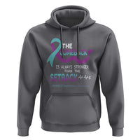 Suicide Prevention Awareness Hoodie The Comeback Is Always Stronger Than The Setback Heartbeat - Wonder Print Shop