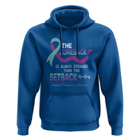 Suicide Prevention Awareness Hoodie The Comeback Is Always Stronger Than The Setback Heartbeat - Wonder Print Shop